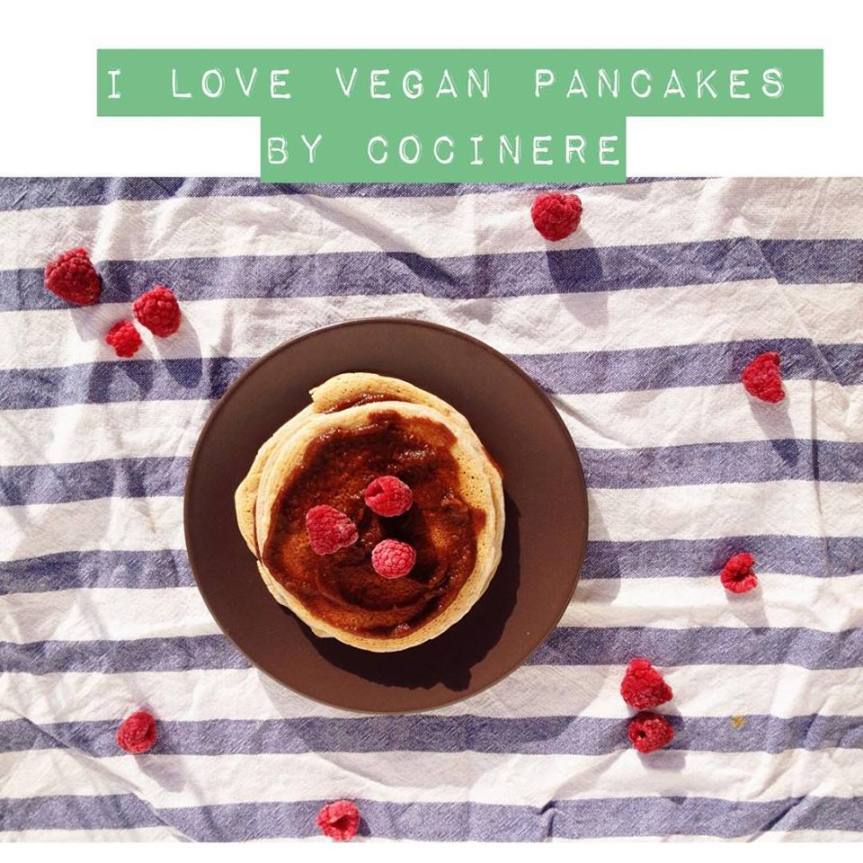 Vegan pancakes con «falsa»nutella